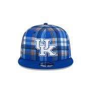 Kentucky New Era 950 Plaid Statement Flat Bill Snapback Cap